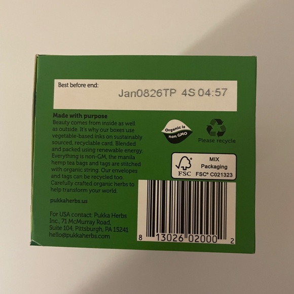 SIX BOXES Pukka Organic Three Mint Herbal Tea Peppermint Spearmint - Picture 6 of 6